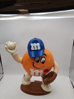 Vintage M&Ms Baseball Player Candy Dispenser